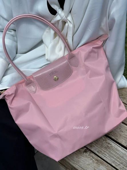 Pembe Longchamp Çanta
