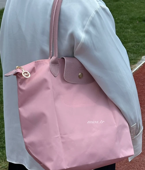 Pembe Longchamp Çanta - 2