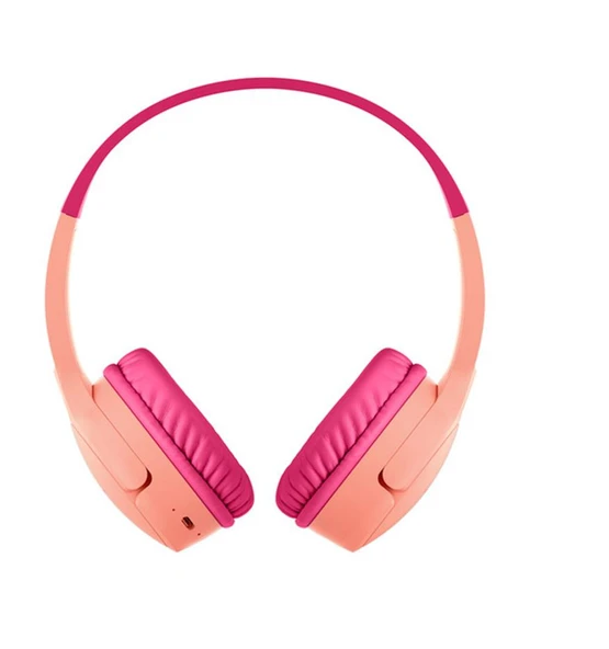 Belkin AUD002 SoundForm Mini Kablosuz Kafaüstü Çocuk Kulaklık-Pembe - 2