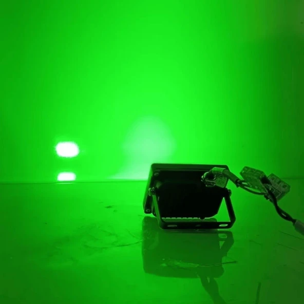 Ack - 10W Tablet Led Projektör İP65 Suya Dayanıklı 900LMN Yeşil  AT62-01032 - Resim 2