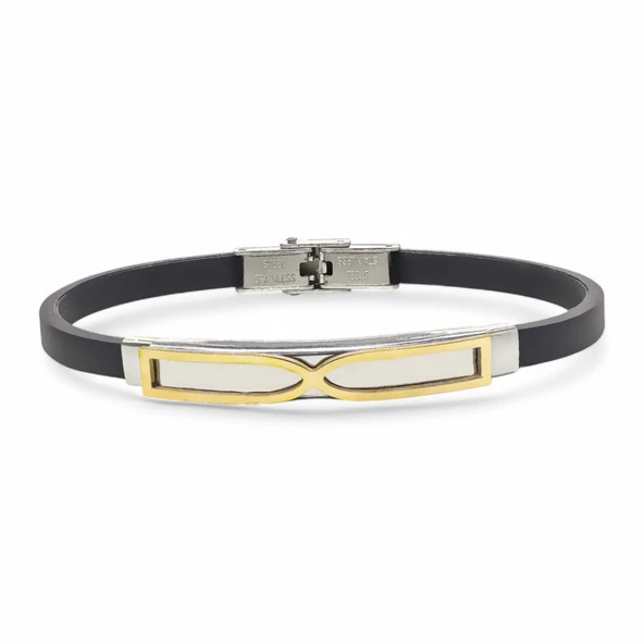 Sonsuzluk Desenli Çelik Bileklik 3183SCB012 - Resim 5