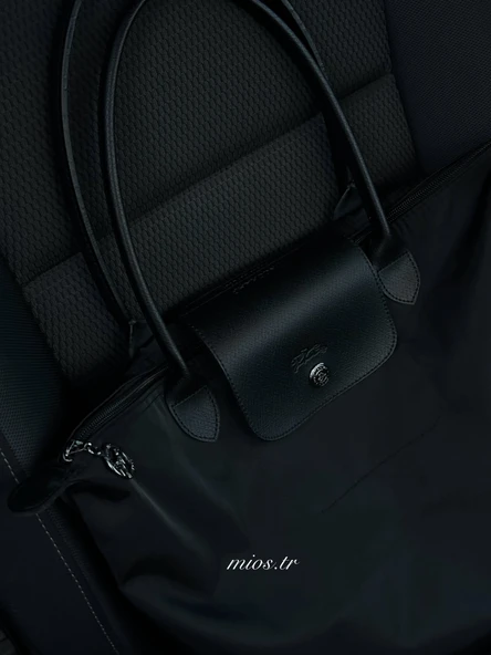 Siyah Longchamp Çanta - 3