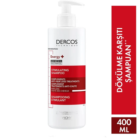 Vichy Dercos Energising Enerji Veren Şampuan 400 ml - 1