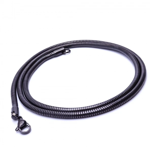 Spiral Çelik Kolye 3Mm 3183CEK048 - Resim 2