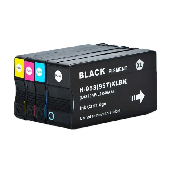 Hp Officejet Pro 7730 Muadil Kartuş 4 Renk - Resim 2