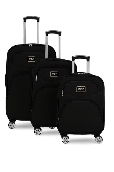 celonia joyce 3lü büyük orta kabin valiz seti ürün görseli