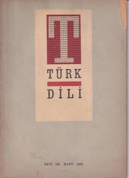Türk Dili 138 Mart 1963 ürün görseli
