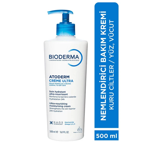 Bioderma Atoderm Ultra Nemlendirici Krem 500 ml - 1