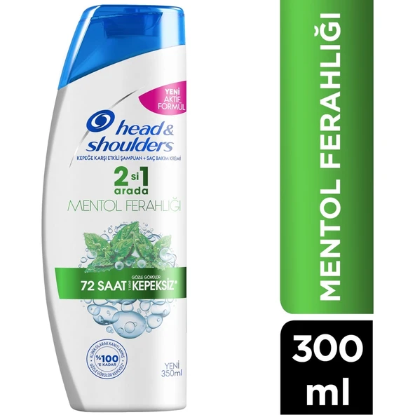 Head Shoulders Şampuan Mentol Ferahlığı 2 Si 1 Arada 300 Ml ürün görseli