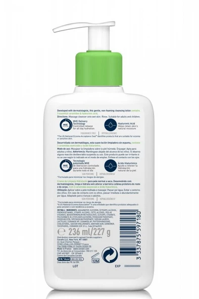 Cerave Nemlendiren 236 ml Yüz Temizleme Kremi - 2