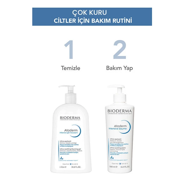 BİODERMA Atoderm Intensive Balm Çok Kuru Atopi Eğilimli Cilt Nemlendirici Krem Yetişkin, Çocuk 500 Ml - 4