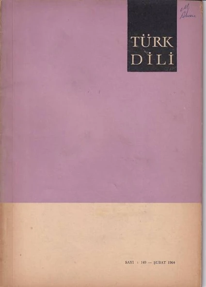 Türk Dili 149 Şubat 1964 ürün görseli