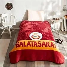 Taç Galatasaray Aslan Lisanslı Battaniye - 160 x 220 cm - Kırmızı ürün görseli