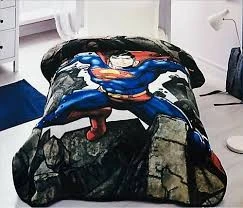 Özdilek Superman Stone Lisanslı 155x215 cm Tek Kişilik Battaniye