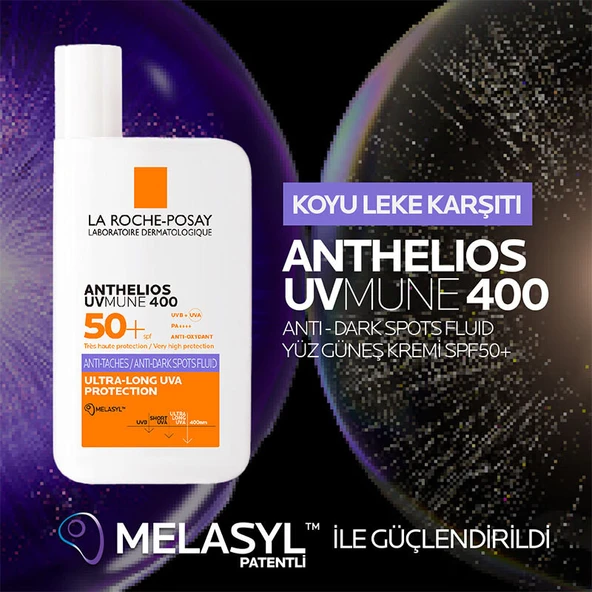 La Roche-Posay Anthelios Uvmune Anti Dark Spots Fluid 50 ml 50 Faktör Güneş Kremi - 3