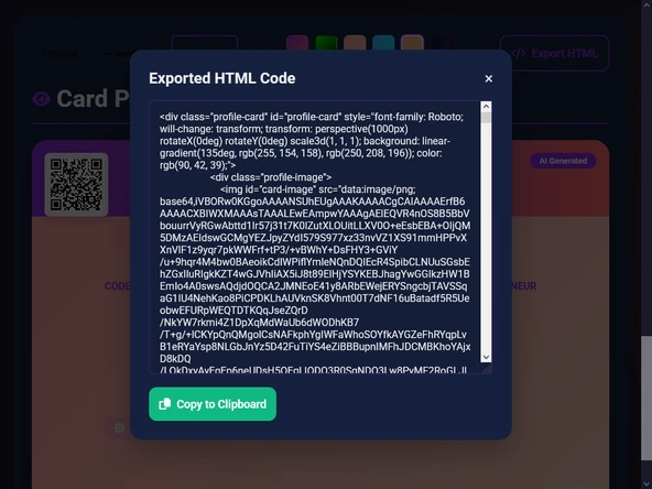 AI Profile Card Generator - 12