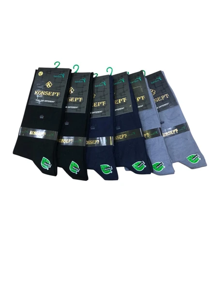 6 Lı Royam Konsept Bambu Koku Yapmayan Erkek Kışlık Dikişsiz Soket Çorap - 5