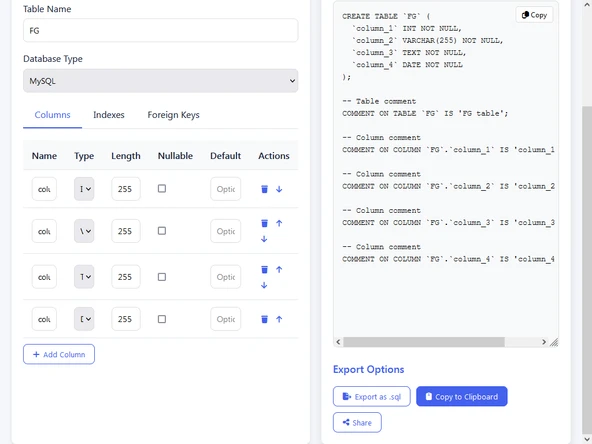 SQL Database Code Generator - 8