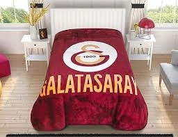 Taç Galatasaray Fanatik Lisanslı 160x220 cm Tek Kişilik Battaniye ürün görseli