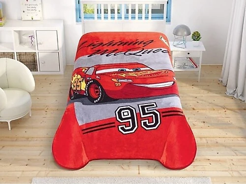 Taç Disney Cars Lightning Lisanslı Tek Kişilik Battaniye ürün görseli