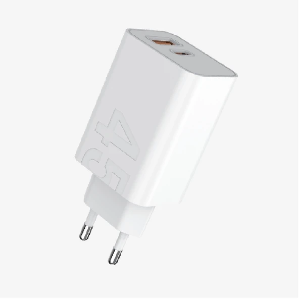 LinkTech T462e Eco 45W PD3.0 QC4.0 Dual Şarj Adaptörü - 2