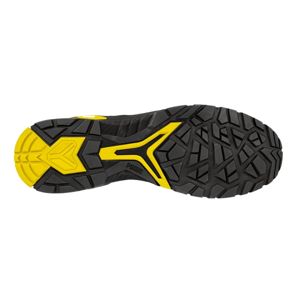 Safety Amsterdam Sarı Siyah Mid Alüminyum Burunlu İş Ayakkabısı S3 SRC 45 Numara - Resim 5