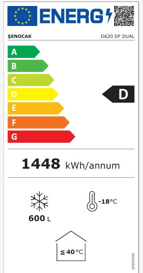 Şenocak D620 DF Dual Sandık Tipi Derin Dondurucu - 3
