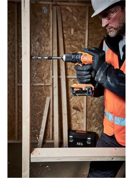 AEG KÖMÜRSÜZ ÇİFT AKÜLÜ DARBELİ MATKAP BS18G4-202C - Resim 2