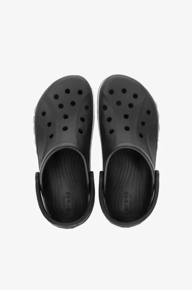 Crocs Bayaband Clog 205089-066 Unisex Siyah/Beyaz Sandalet&Terlik - Resim 3