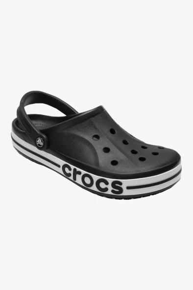 Crocs Bayaband Clog 205089-066 Unisex Siyah/Beyaz Sandalet&Terlik - Resim 2