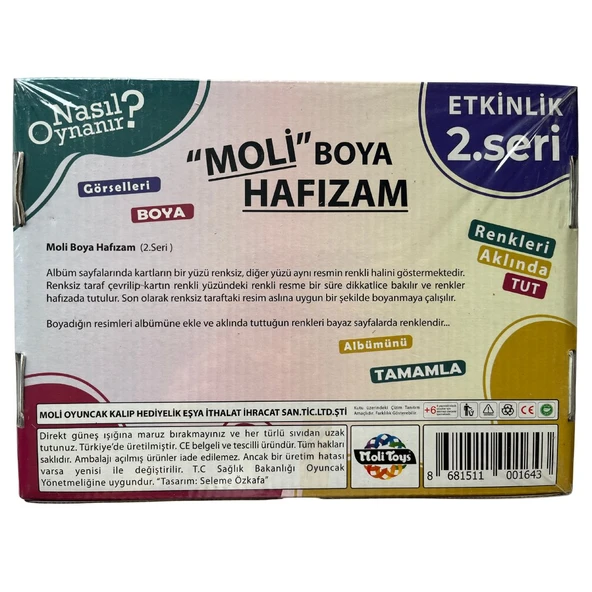 Moli Boya Hafızam Renkleri Hafızanda Tut Oyunu - 2