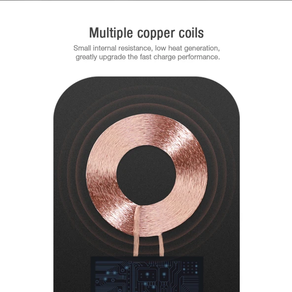 Nillkin Magic Tag Plus Type-C Çıkışlı 15W Wireless Şarj Pedi Tablet Uyumlu - 5