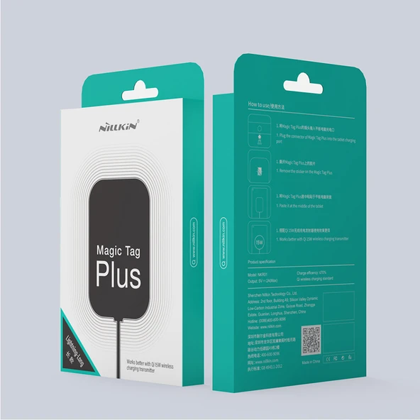 Nillkin Magic Tag Plus Type-C Çıkışlı 15W Wireless Şarj Pedi Tablet Uyumlu - 11