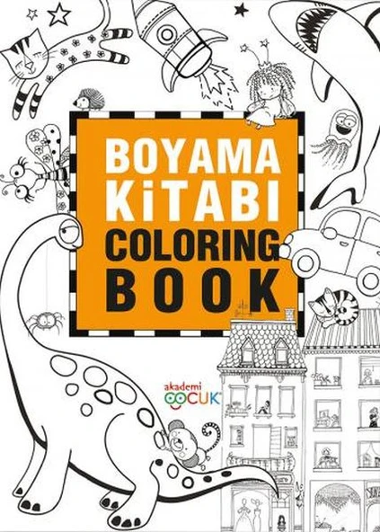 Boyama Kitabı - Coloring Book - 24X33,5 cm ürün görseli 1