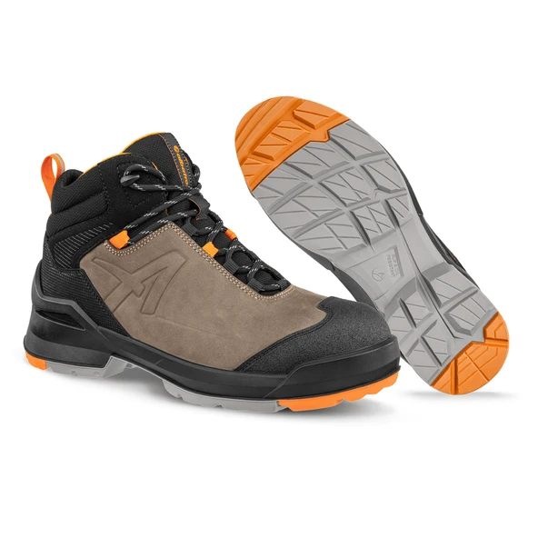 Taraval Mid Kahverengi Fiberglass Koruyucu Burunlu S3L ESD SRC İş Ayakkabısı 41 Numara - Resim 2