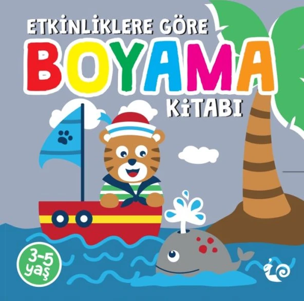 Etkinliklere Göre Boyama Kitabı - Gri ürün görseli