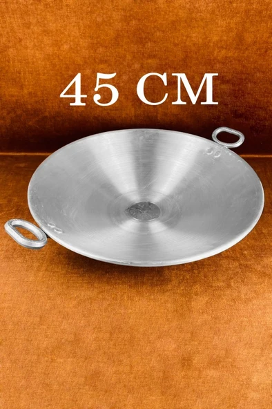 Alüminyum Eloksallı 45cm Kalın Sac Kavurma ve Gözleme Sote Tavası - 4