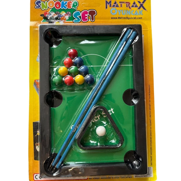 Mini Bilardo Oyunu Oyuncak 21cm x 14cm - 1