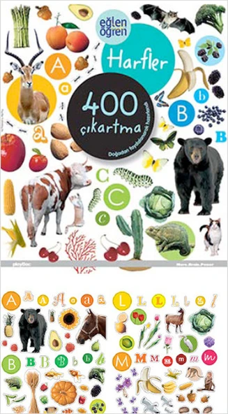 Eğlen Öğren - Harfler 400 Çıkartma ürün görseli