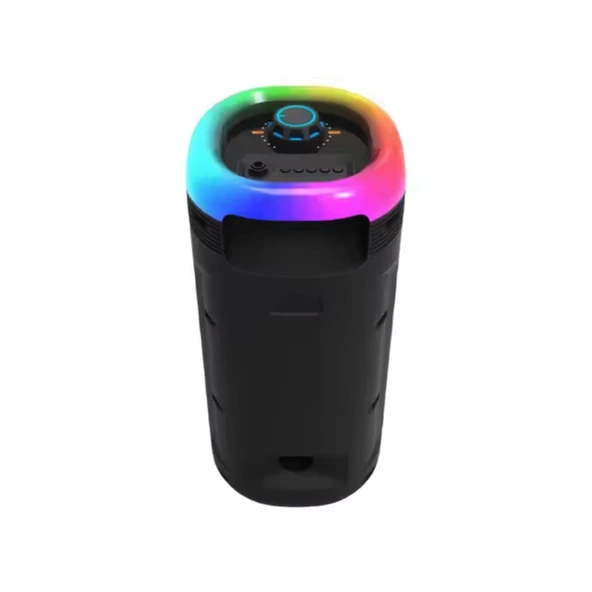 HEPU HP-113 5W Mikrofonlu RGB Led Kablosuz Bluetooth Hoparlör - 4