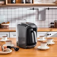 Karaca Hatır Su Hazneli Otomatik Türk Kahve Makinesi Galaxy Gray - Resim 2