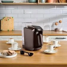 Karaca Hatır Su Hazneli Otomatik Türk Kahve Makinesi Walnut Brown - Resim 2