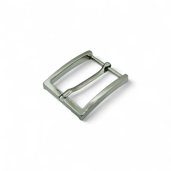 Kemer Tokası 3,5 cm Nikel Renk 1 Adet (Leathercraft, Deri Hobi) - Resim 2