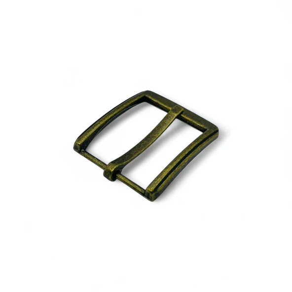 Kemer Tokası 3,5 cm Antik Renk 1 Adet (Leathercraft, Deri Hobi) - 6