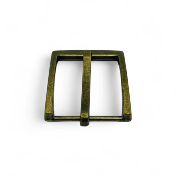 Kemer Tokası 3,5 cm Antik Renk 1 Adet (Leathercraft, Deri Hobi) - 5