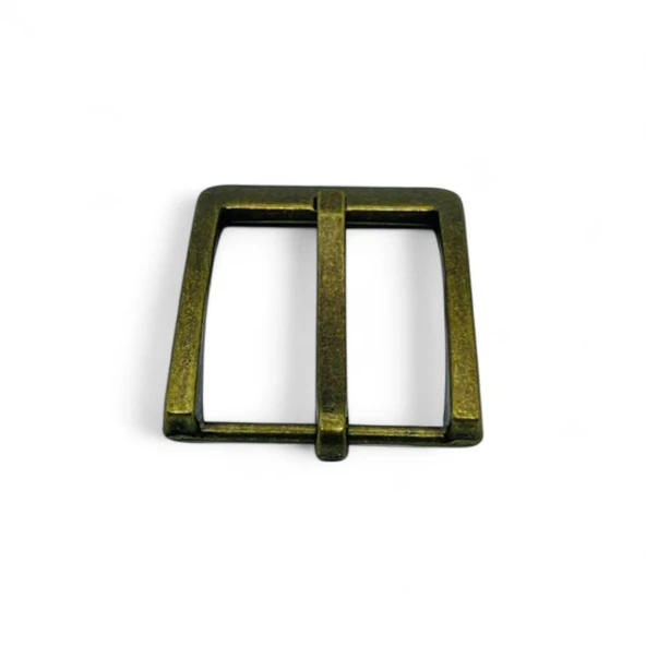 Kemer Tokası 3,5 cm Antik Renk 1 Adet (Leathercraft, Deri Hobi) - 5