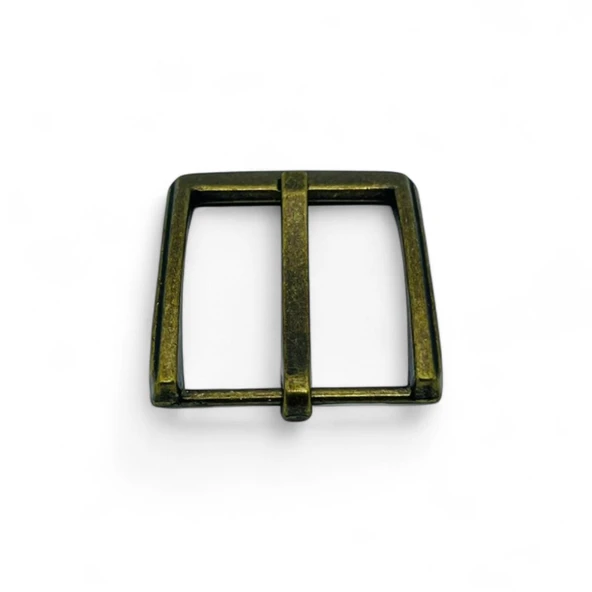 Kemer Tokası 3,5 cm Antik Renk 1 Adet (Leathercraft, Deri Hobi) - 5