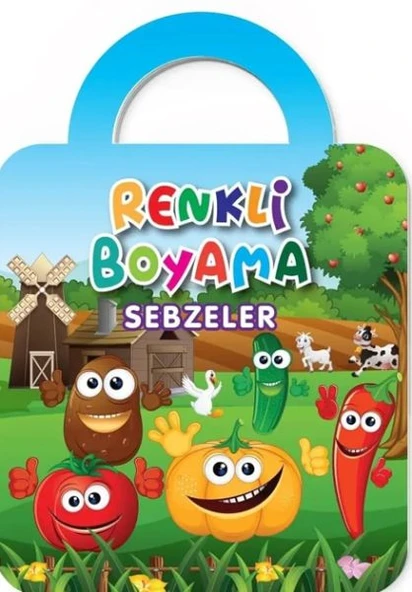 Renkli Boyama-Sebzeler ürün görseli