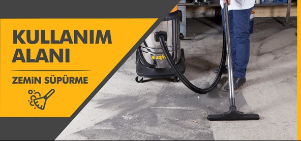 SAFRAN DW 221 ISLAK KURU SÜPÜRGE ürün görseli