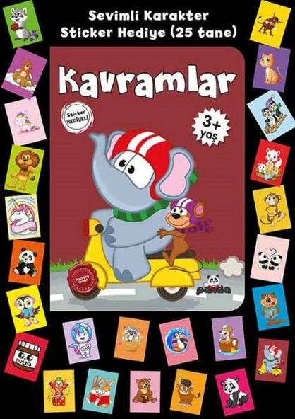 Stickerlı 3+ Yaş Kavramlar ürün görseli